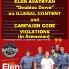 Elen Asatryan Hid Her Illegal Content, Then Re-posts Her Illegal Content